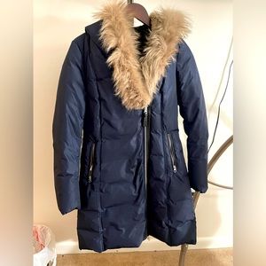 Ladies Down Coat, Fox & Rabbit Fur Mackage coat